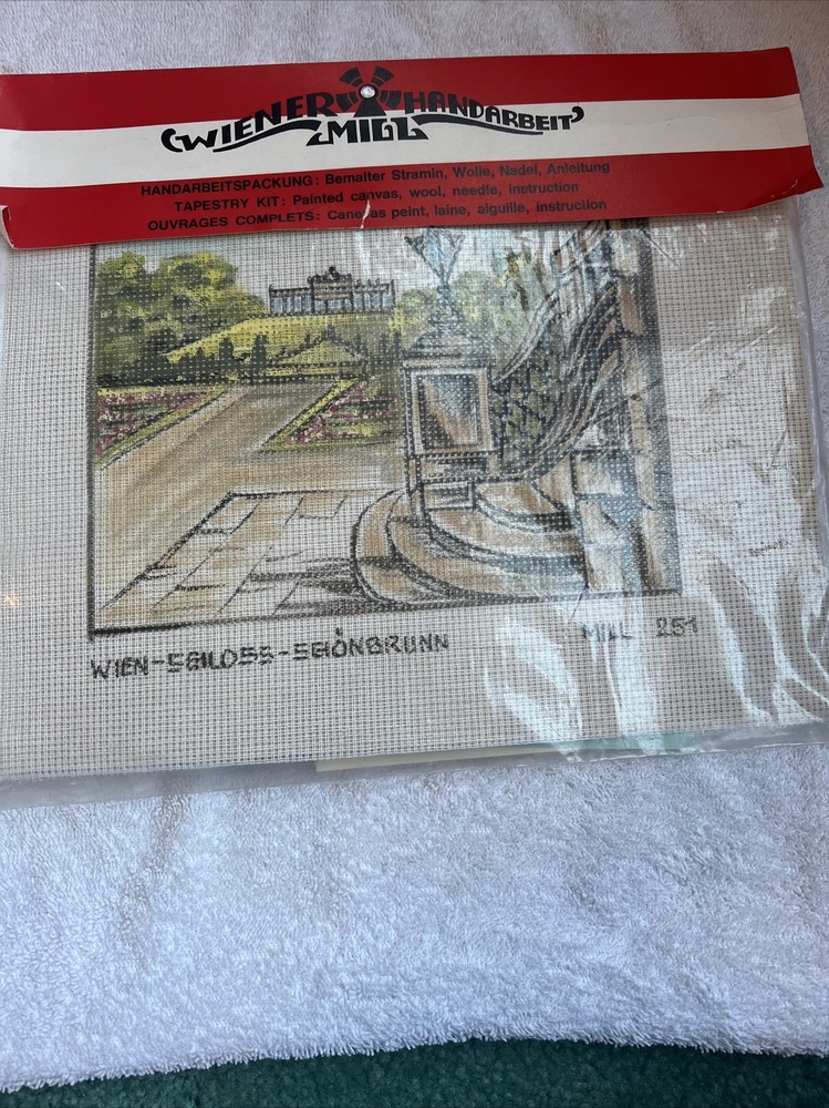 needlepoint canvas handpainted