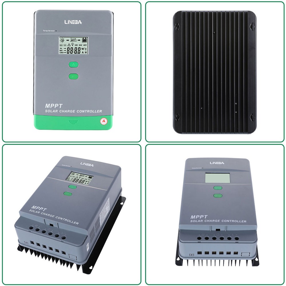 5200W 12/24/36/48V 30A~100A MPPT Solar Charge Controller Panel Battery Regulator