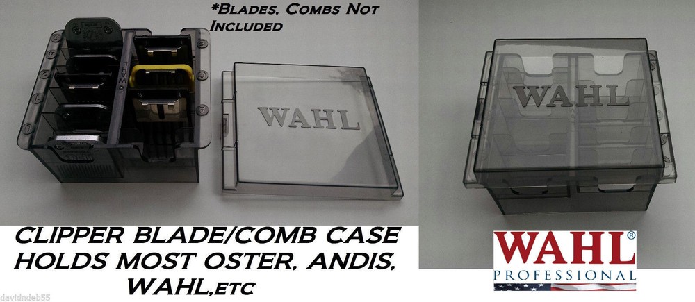 Wahl Clipper Trimmer BLADE & ATTACHMENT/GUIDE COMB STORAGE CASE Organizer Tote