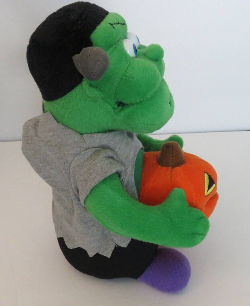 Frankenstein Jack o Lantern Pumpkin Monster Mash Animatronics See Video