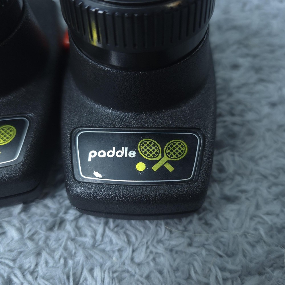 Vintage Atari Paddle Controllers OEM Pair For 2600 7800 Game Console Tested