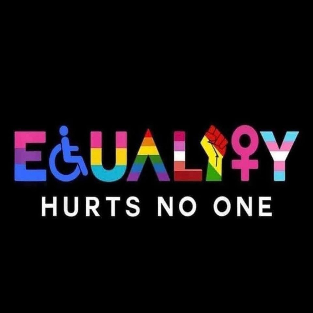 Handmade Coaster: Equality Hurts No One