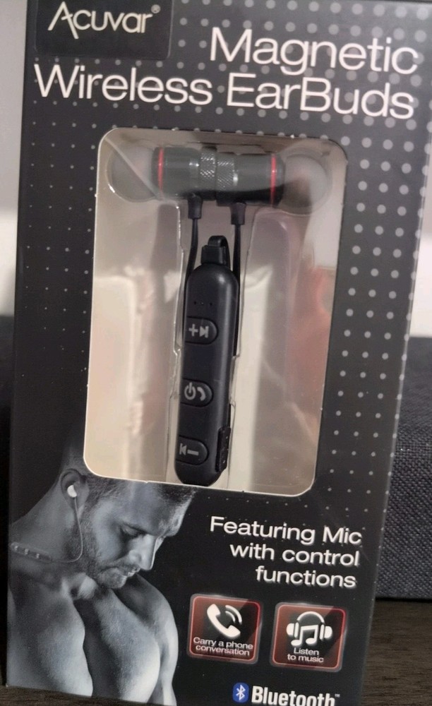 Aquivar magnetic wireless earbuds