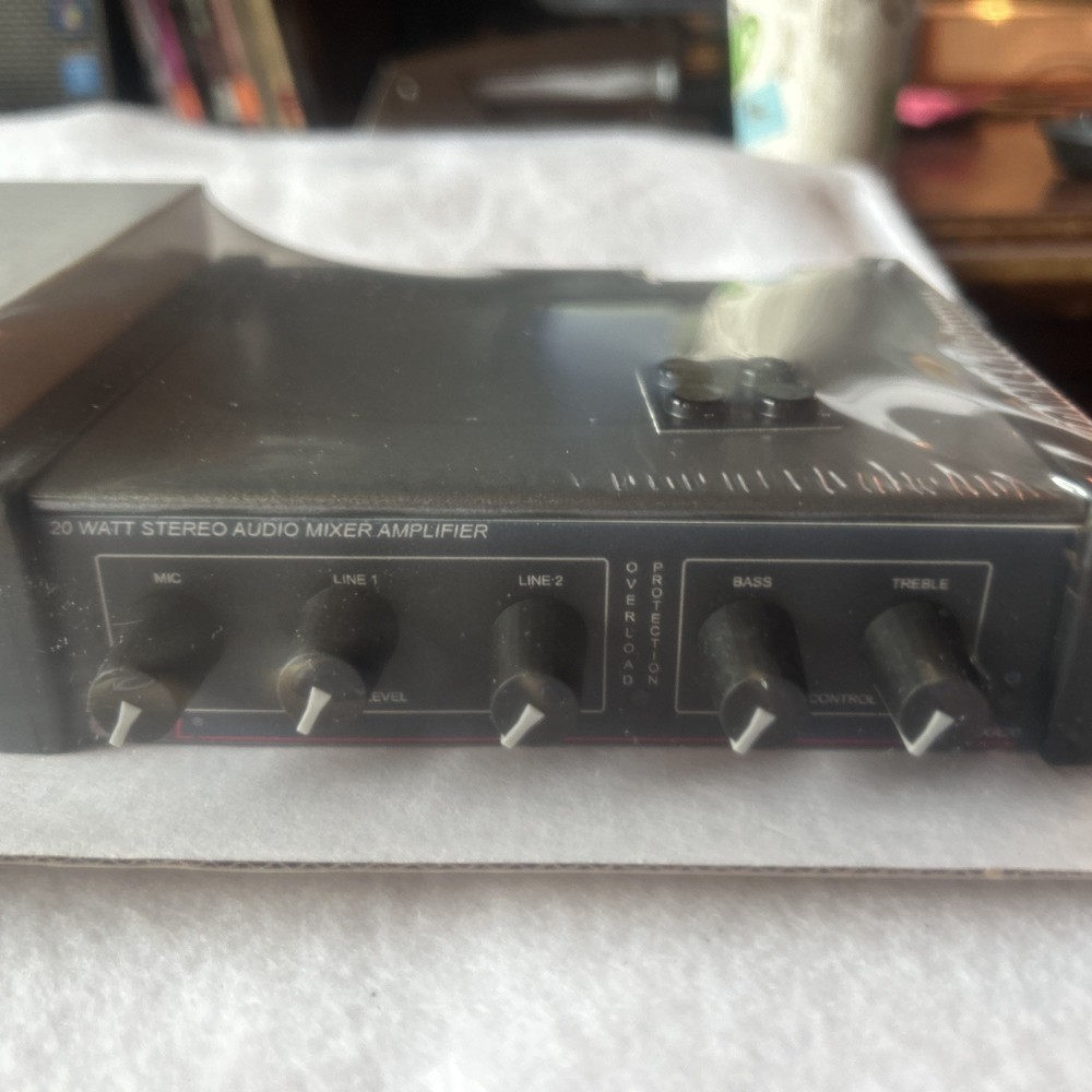 RDL MCA-20 Stereo Mixer Amplifier, NIB