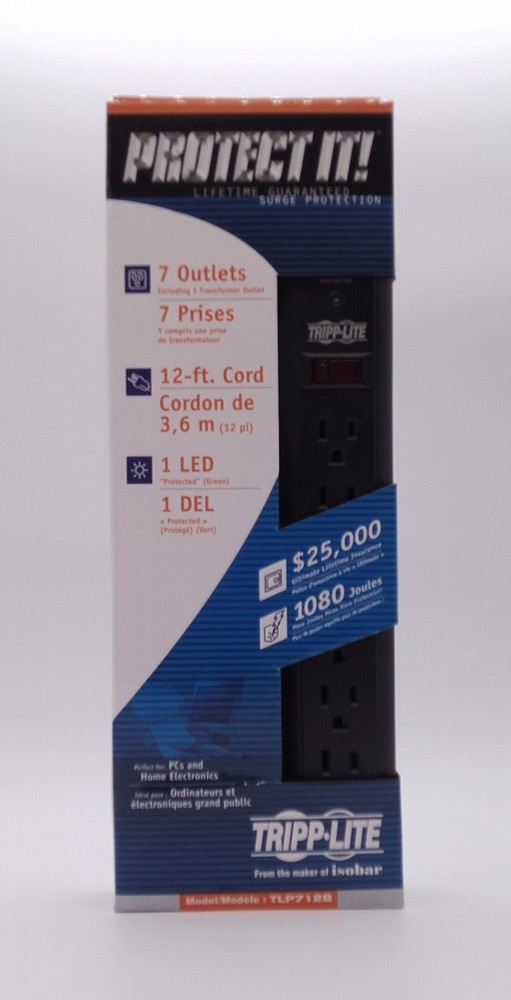 Tripp Lite TLP712B Surge Protector
