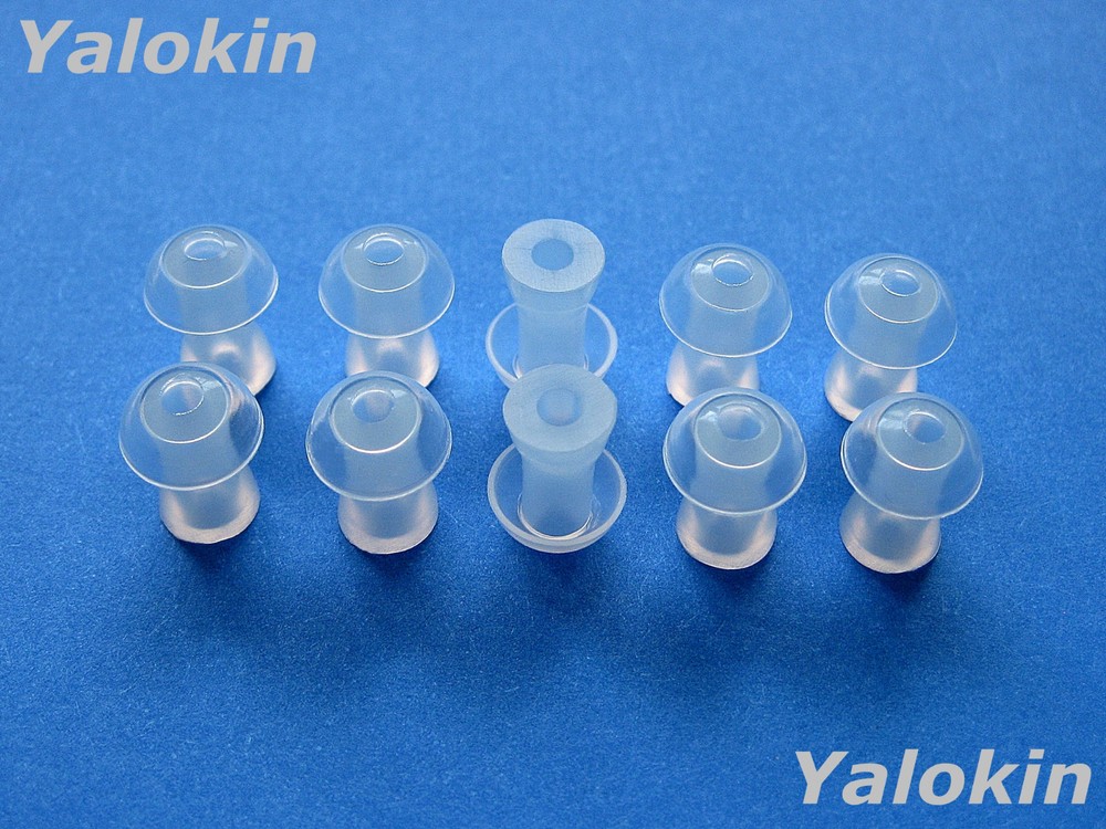 10 Small Replacement Mushroom Eartips Earbuds for Shure AONIC 215 True Wireless
