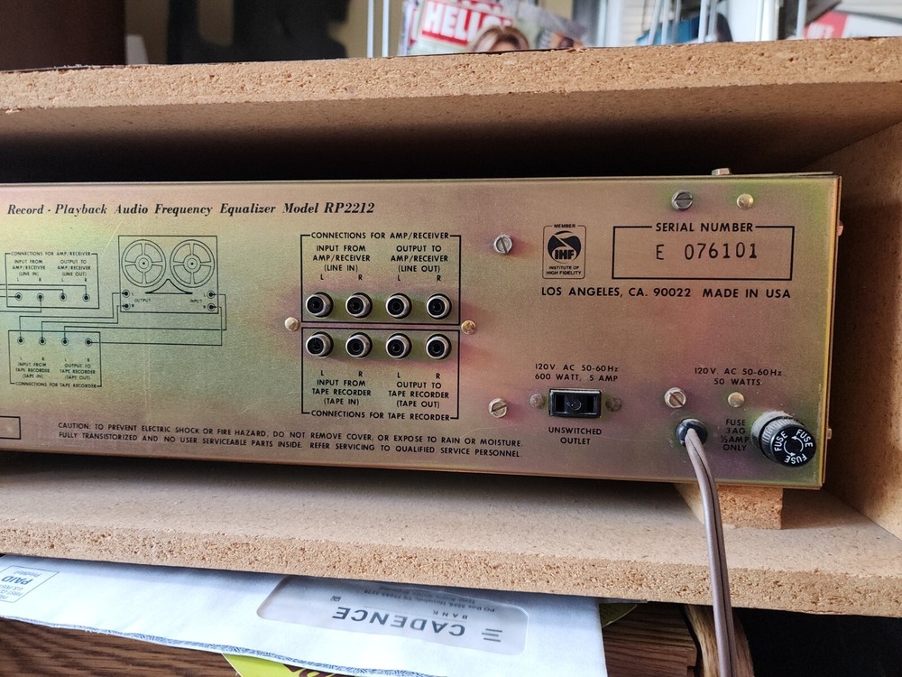 equalizer home audio Soundcraftsmen