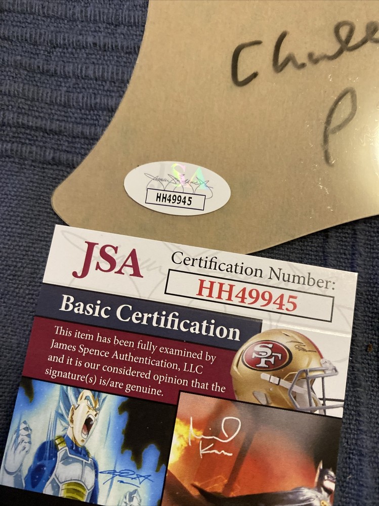 Charley Pride Signed Autographed Guitar Pick Guard JSA Authentic