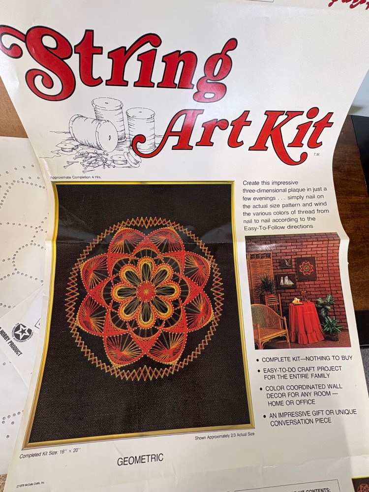 Trends Geometric String Art Kit Vintage (M)