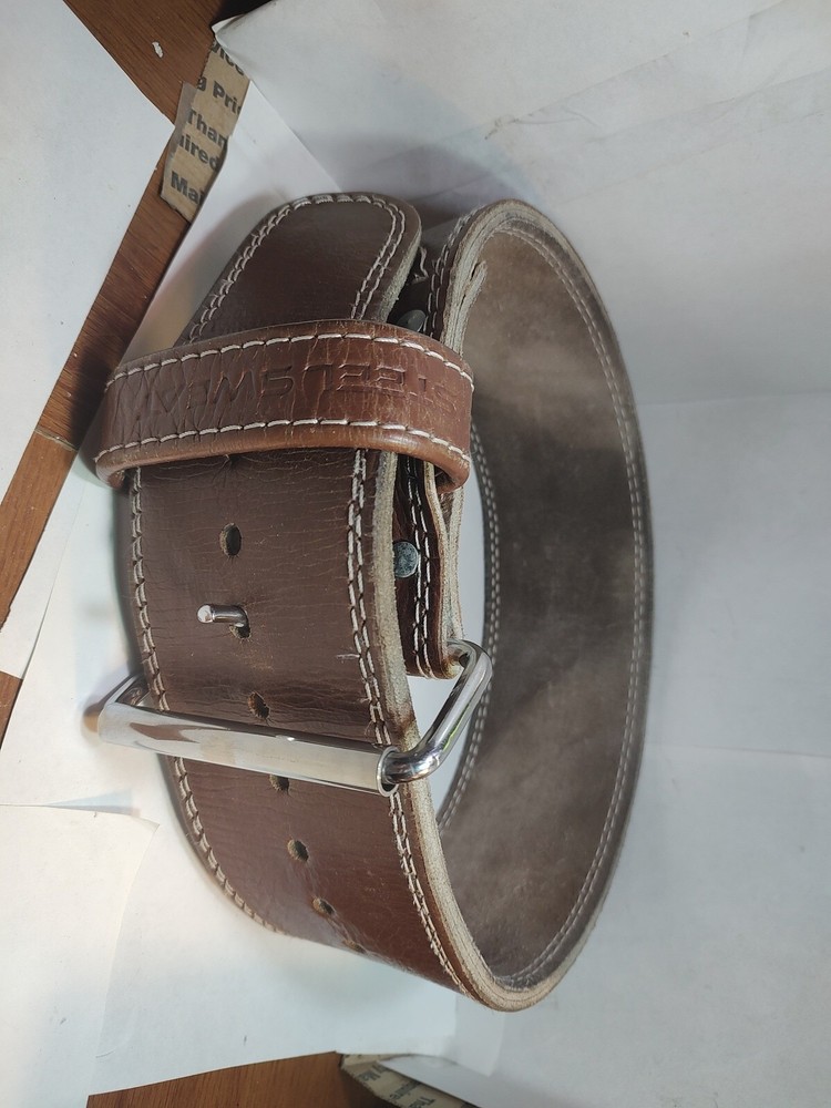 Steel Sweat Weightlifting Leather Belt Medium