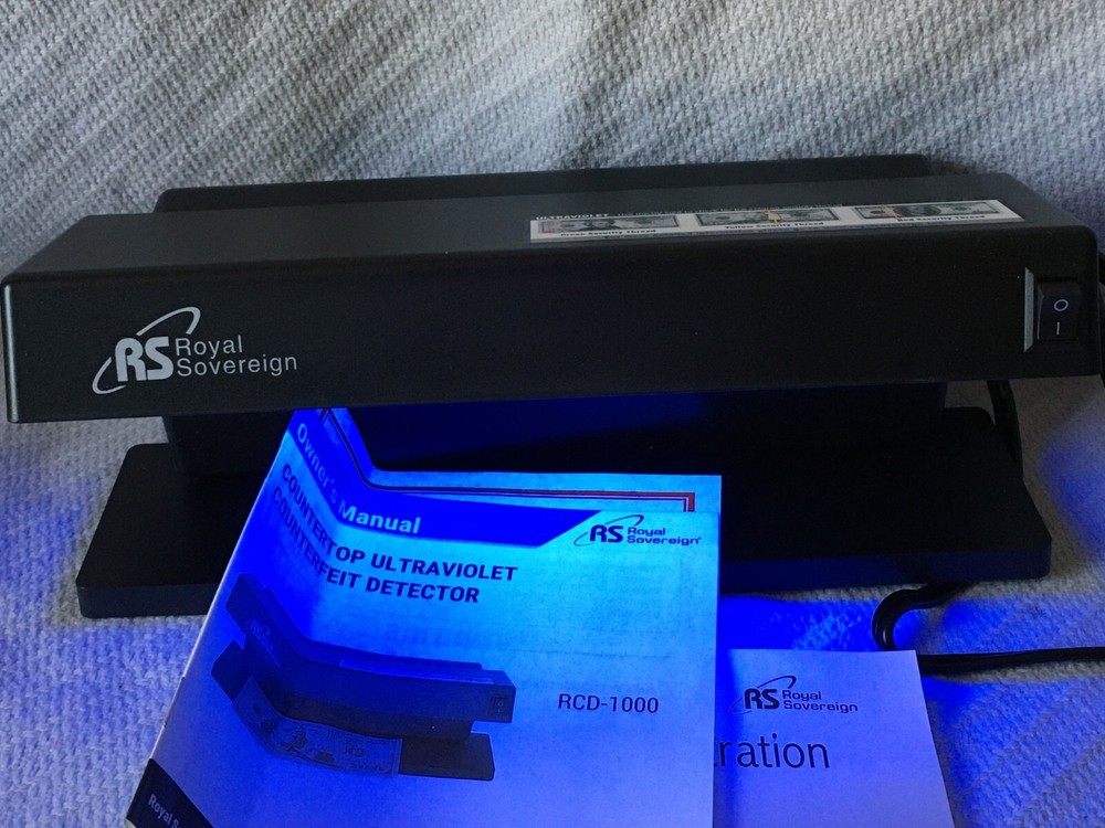 New Box Royal Sovereign RCD-1000 Counterfeit Detector Currency & Identification