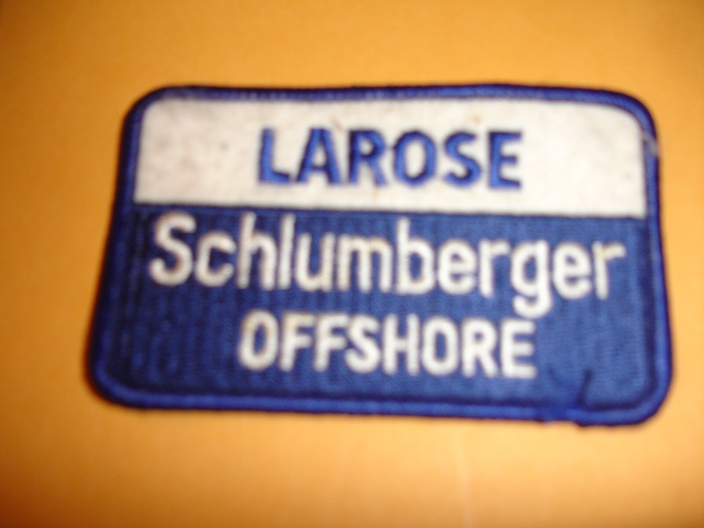 oil related advertising patch vintage