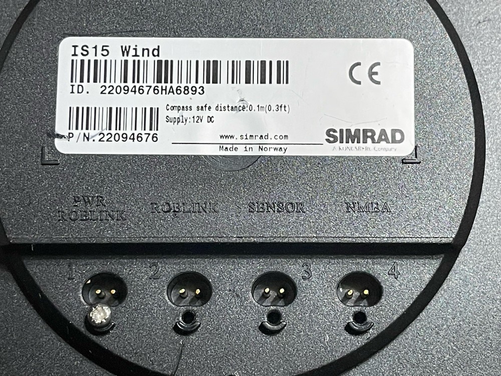 Simrad IS15 Wind Display Instrument