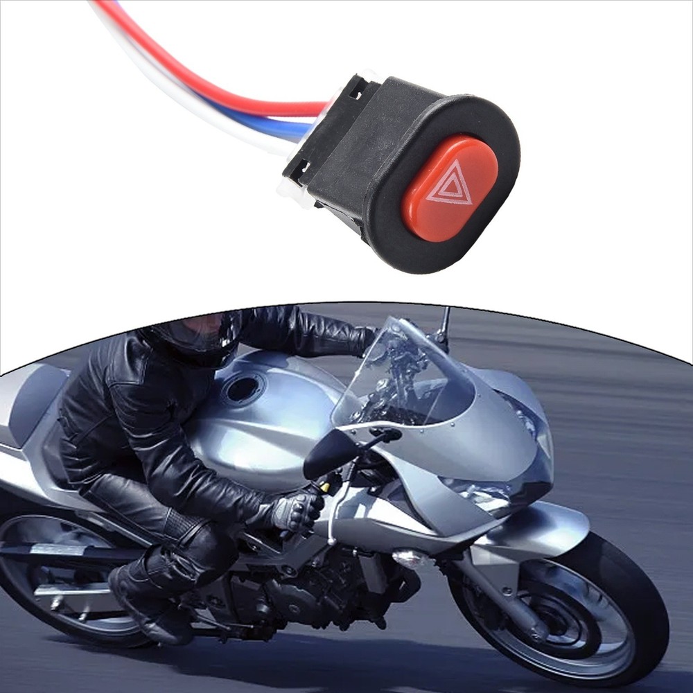 Switch Plastic Scooter 40x25mm Accessories Double Flash Lamp