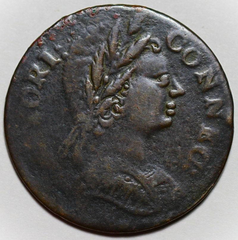 1785 Connecticut Colonial Copper Coin - Bust Right