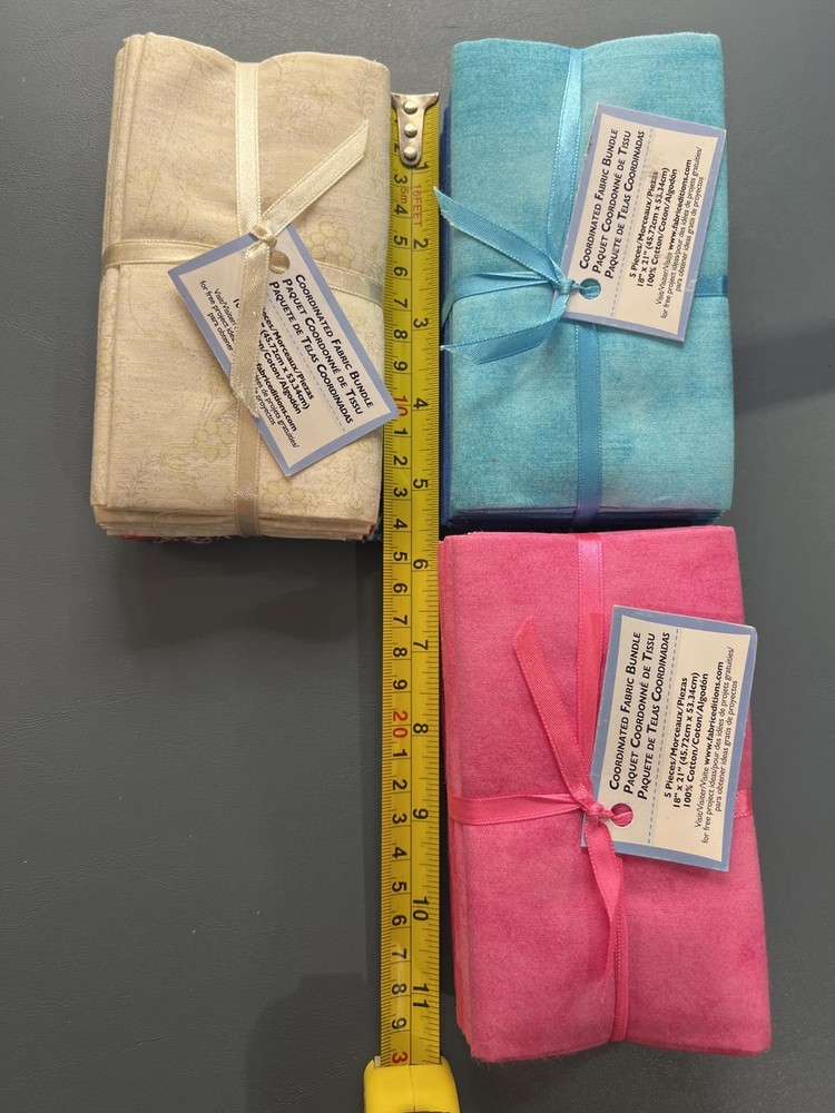 Craft Fabric Bundle Kits - Assorted Colors (SR595)