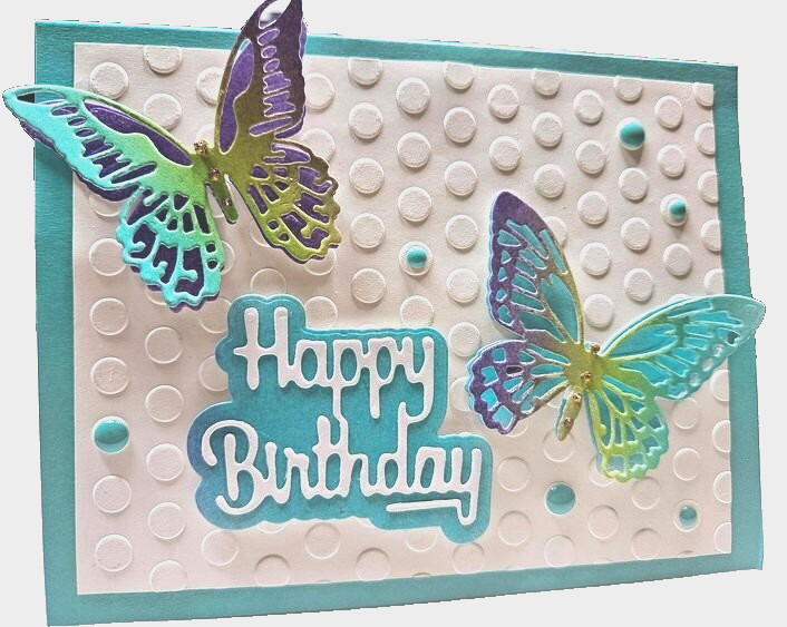 NEW Tim Holtz MINI DETAILED BUTTERFLIES 4pc Thinlits Dies #661802 by Sizzix