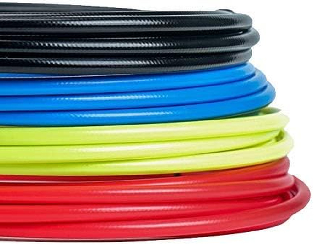 Universal Bicycle Brake Cable Kit for Mountain and Road Bikes (Red, 9.8ft)