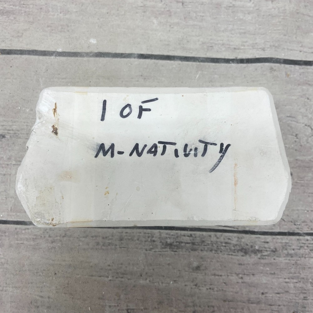 Vintage 1985 Riverview Molds Ceramic Casting Mold Sheep M-Nativity #352