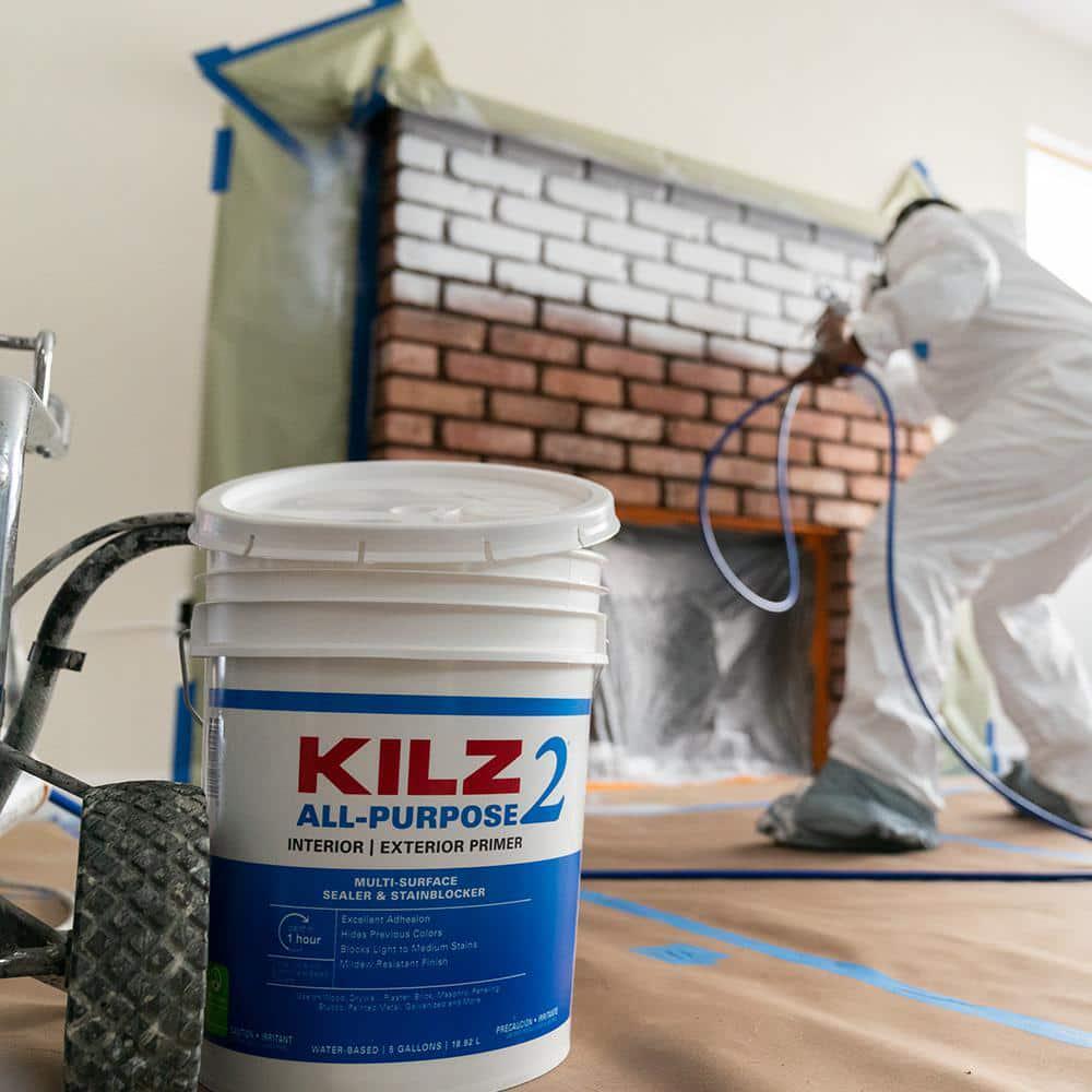 Paint r 5 Gallon White Water-Based Latex Multi-Surface Interior/Exterior