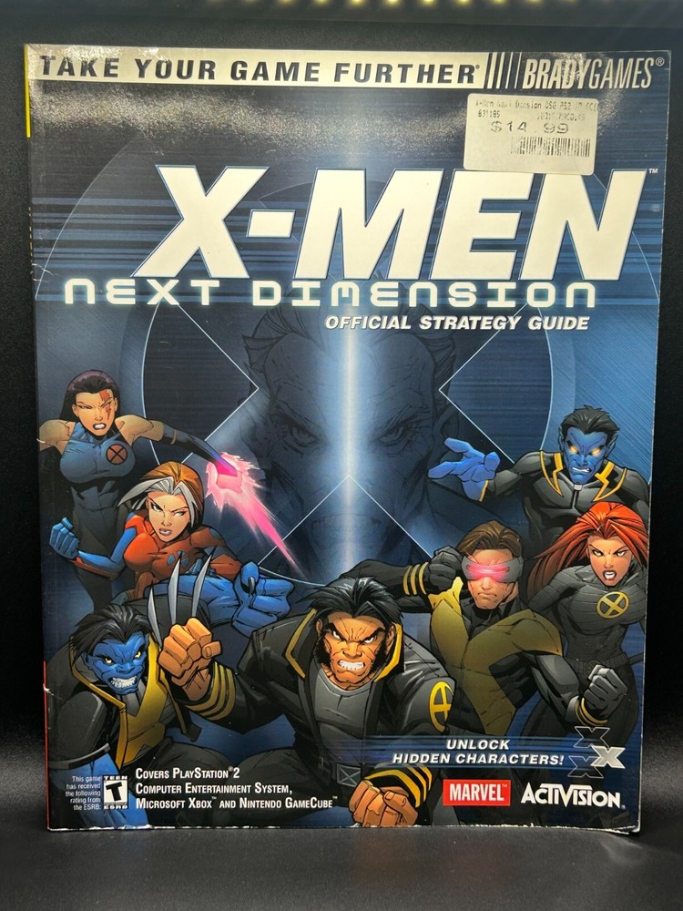 X-Men Next Dimension Official Bradygames Strategy Guide