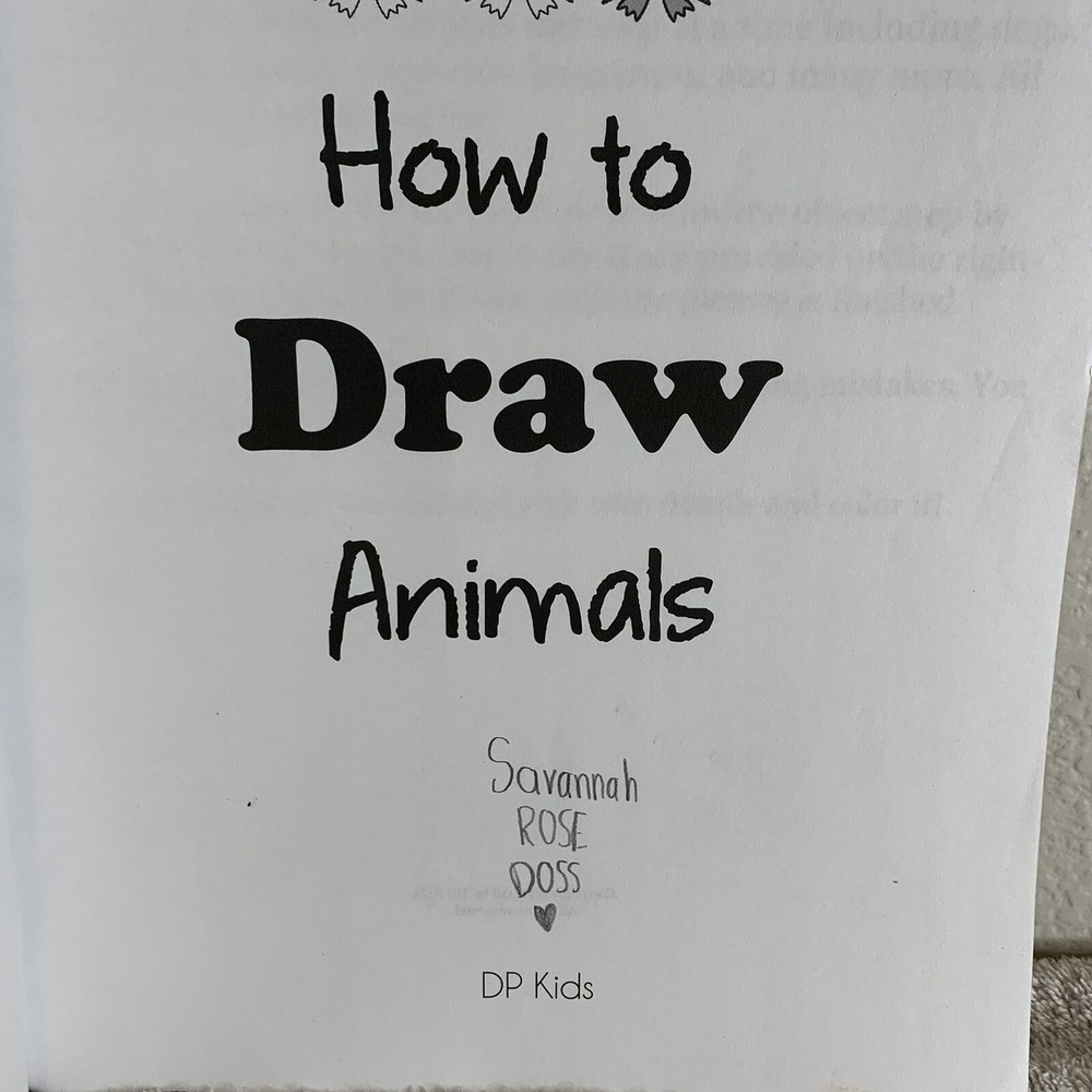 How To Draw Animals Dylan’s Press School Learning Home School Drawing Etching