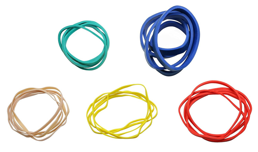 10-1855 Hand Exerciser, Additional Latex Free Bands, 5 Pack Set