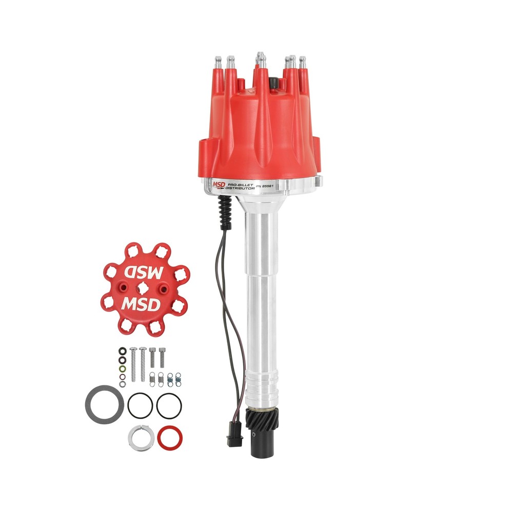MSD 85561 Pro-Billet Distributor with Slip Collar