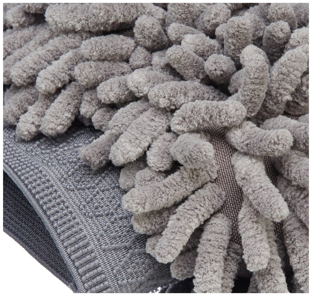 Amazon Basics Absorbent Microfiber Car Wash Drying Mitts, 2 2 Pack, Gray