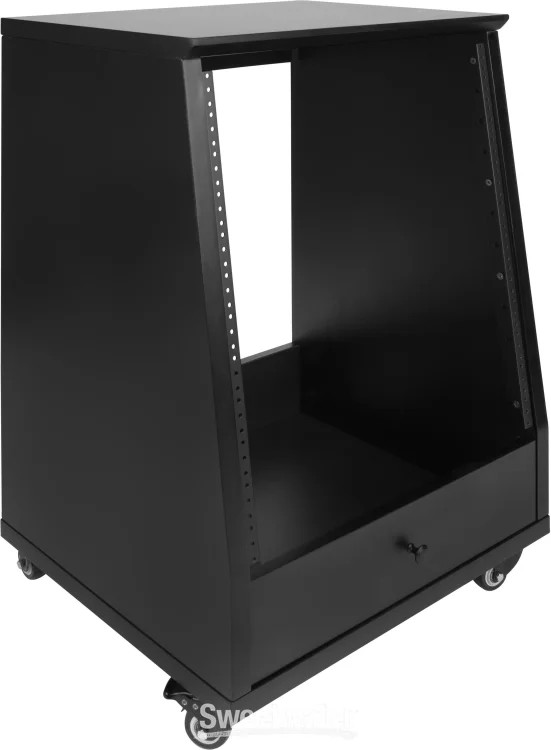 Gator Frameworks Elite 12U Angled Studio Rack - Black