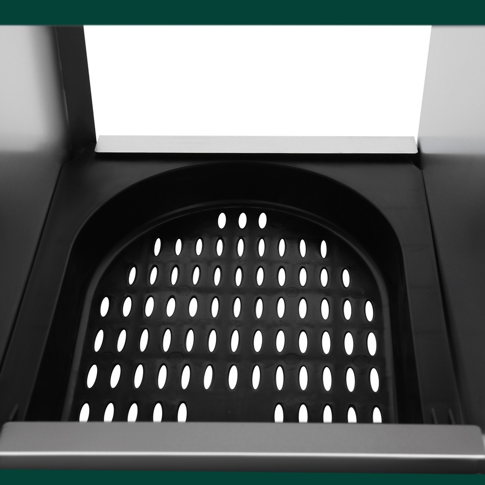 4-grid Green Chicken Nesting Box Chicken Eggs Laying Box with Egg Storage PP