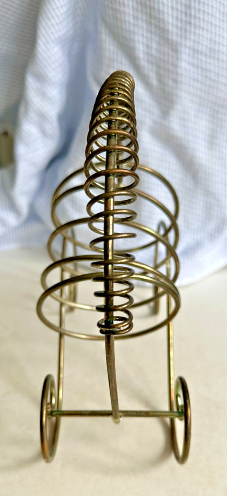 Metal Spiral Single Bottle Wine Caddy Rack