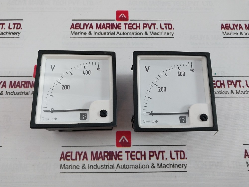 RISHABH INSTRUMENT 0-500 V 90D DC Voltmeter