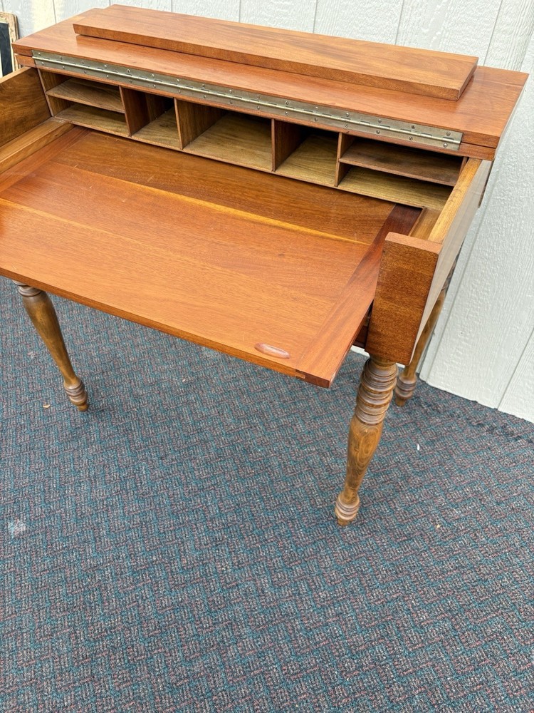 67216 Antique Mahogany Spinet Desk Table