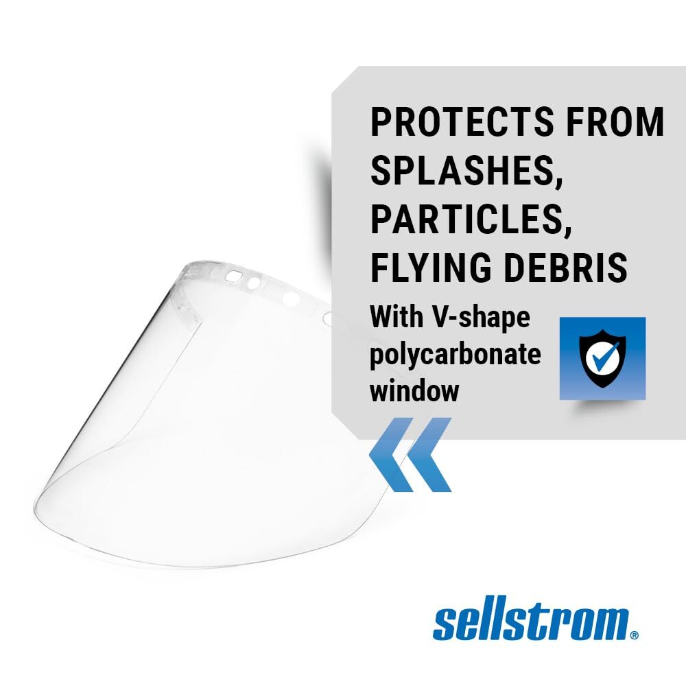 Window for 301 Series & Univeral Hole Pattern For Various Safety Face Shields...
