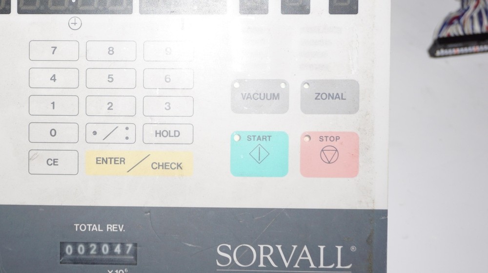 SORVALL CENTRIFUGE DISCOVERY CONTROL PANEL/DISPLAY BOARD S202325+FRAME+CABLE