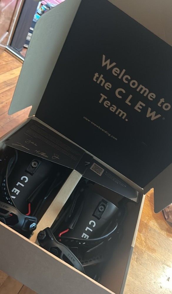 Clew Step In Snowboard Bindings 24/25 Large Or Medium