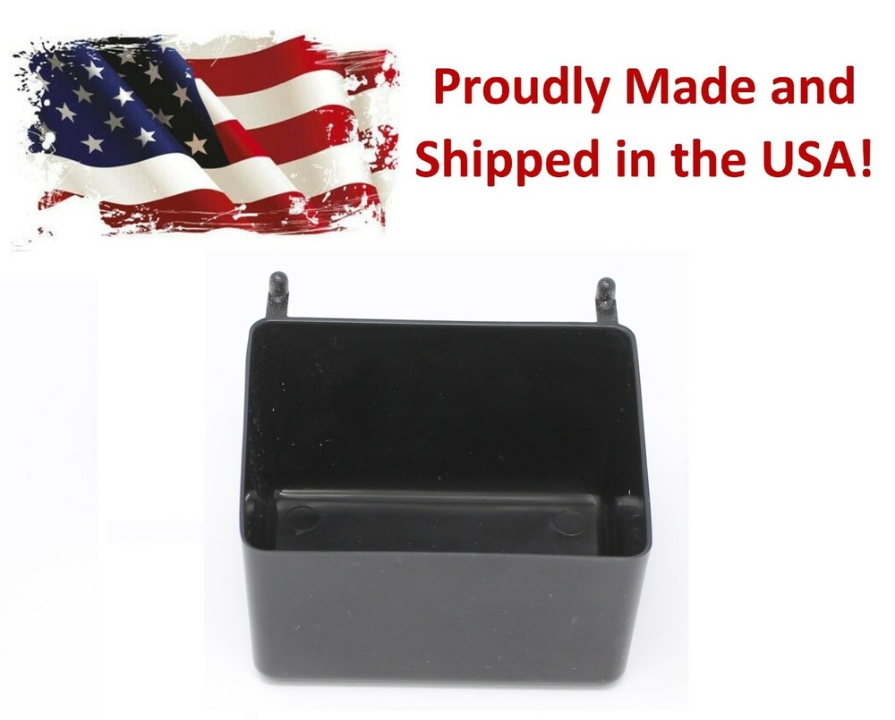 Small Plastic Black Pegboard Storage/Part Bins, Multi-Pack Pricing JSP Brand