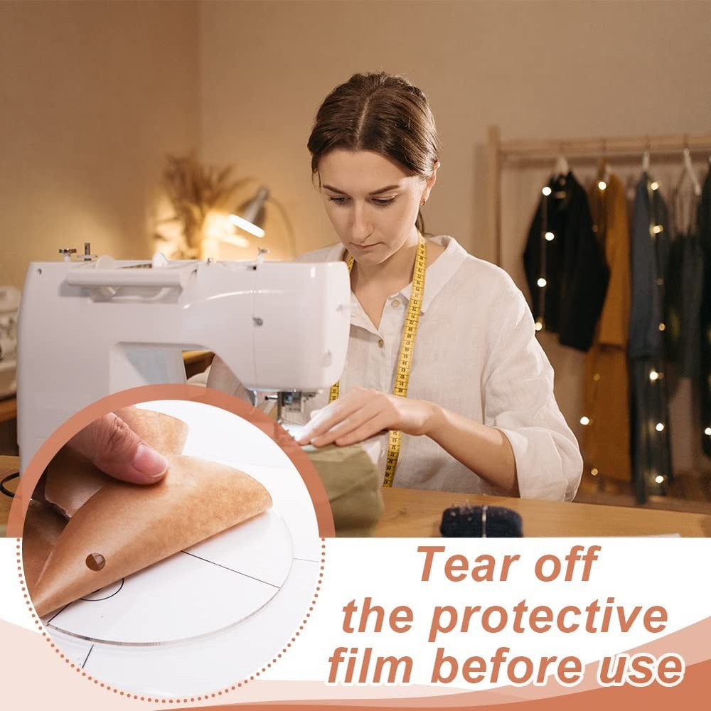 14 PCs Free Motion Quilting Template Set Includes 11 Templates Small