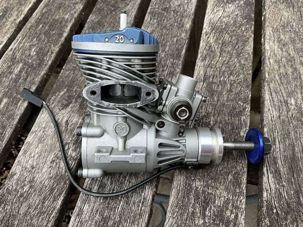 Evolution 20cc Gas Rc Airplane Engine Spins Free (B)