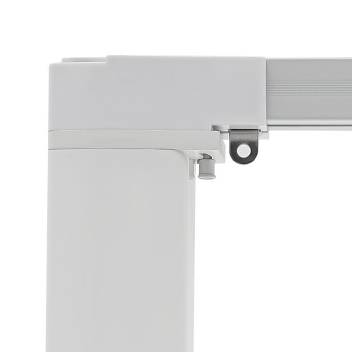 Smart Motorized Curtain Track With Remote Control Electric Curtain Track White