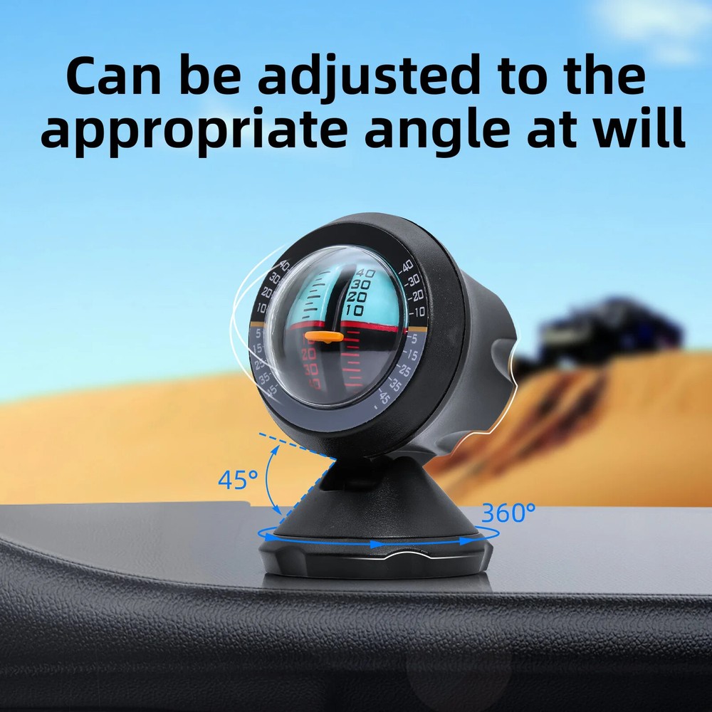 AD Slope Meter Angle Slope Car Inclinometer Indicator Gradient Balancer Tool