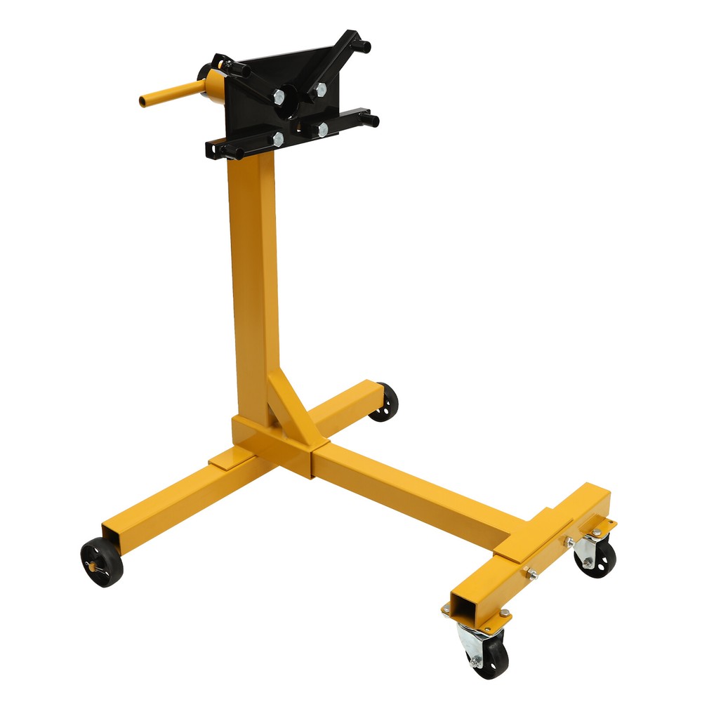 Folding Engine Stand Vehicle Engine Block Stand 360 Degree Head 1000 LBS