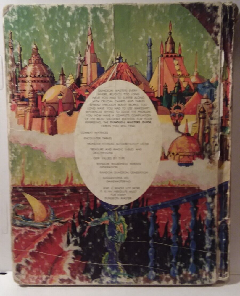 Advanced Dungeons & Dragons Dungeon Master's Guide 1st Edition 6th Beta 238 pp