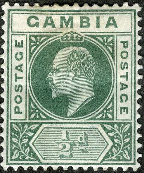 Gambia 1902 King Edward MH (SC# 28)