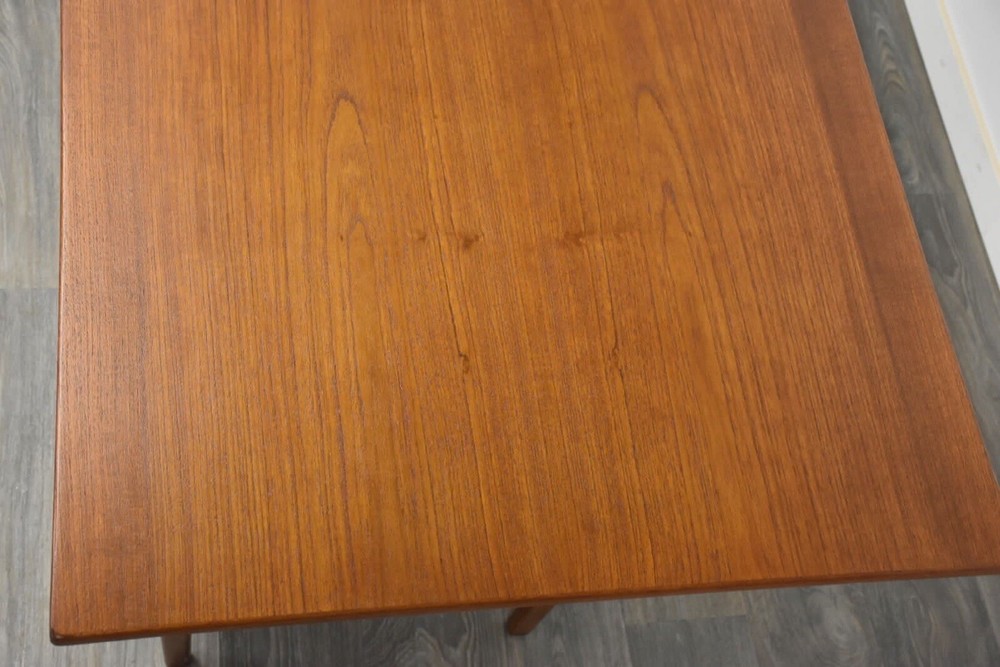 Danish Mid Century Modern Teak and Brass Desk