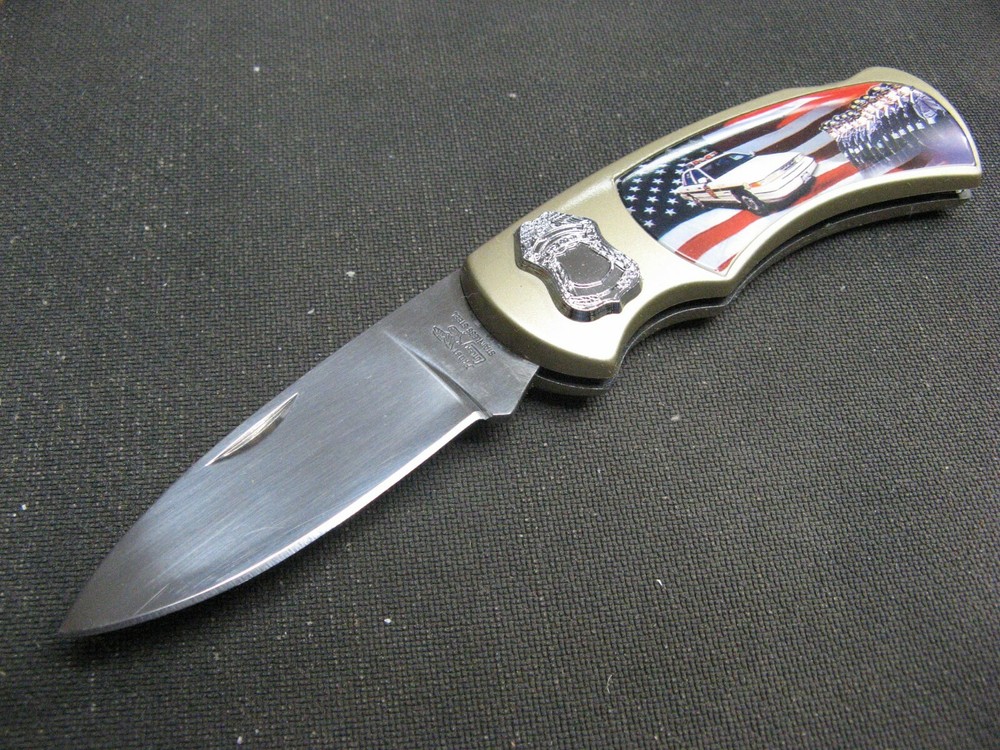 3" Stainless Folding Lockback Knife 7" overall