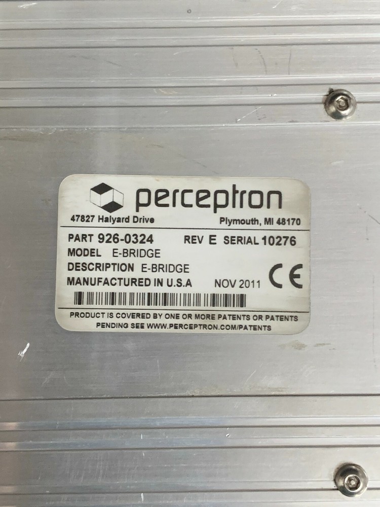 Perception 926-0324R Rev E E-Bridge - 30 Day Warranty