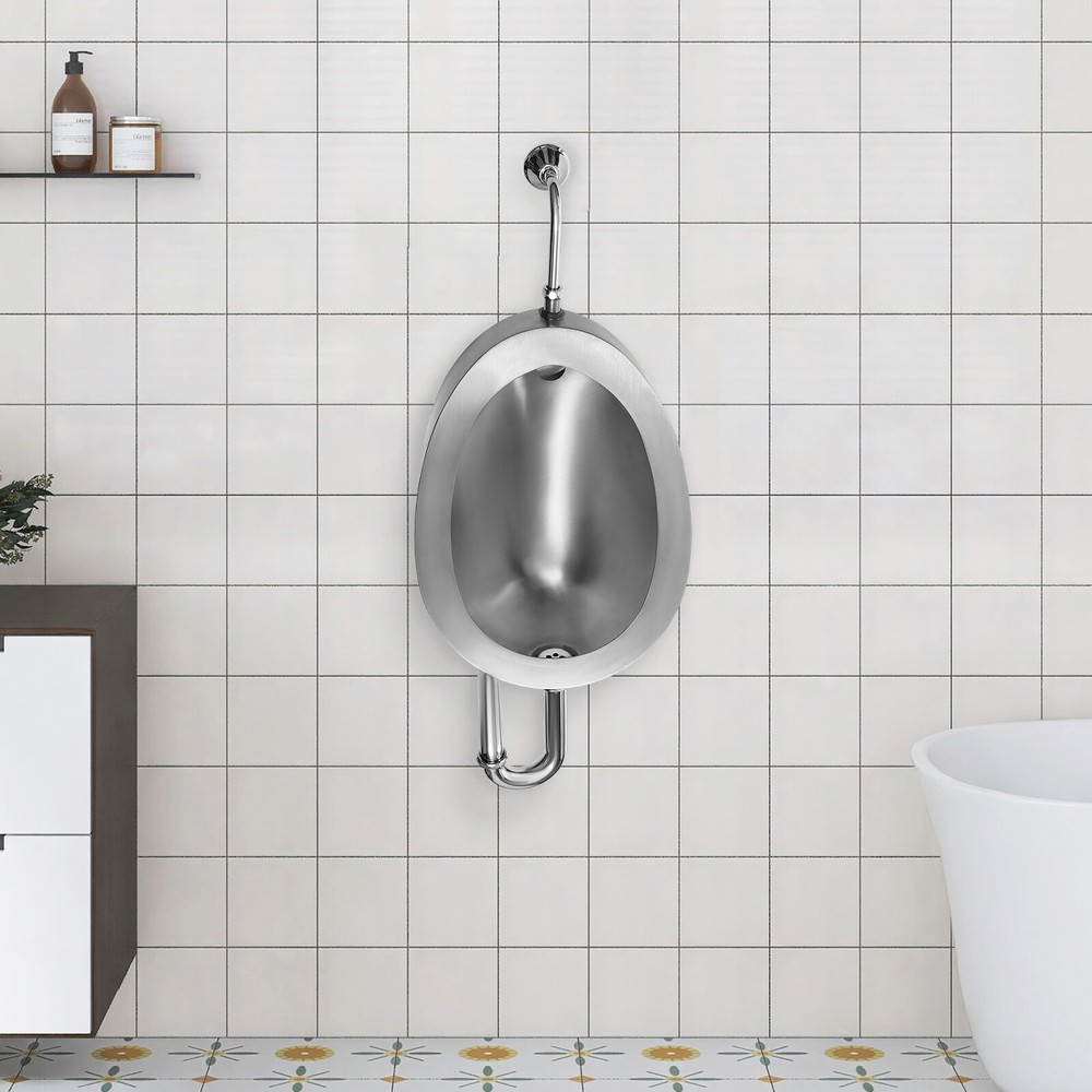 Automatic Wall Mount Male Bathroom Urinal Smart Sensor Flush Urinal Flusher