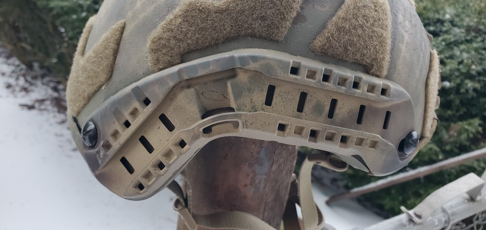 High Cut ECH Helmet Conversion Large Ops Core Rails 4D pads - FAST SF Team Wendy